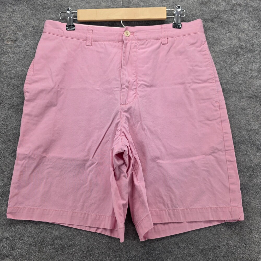 Vineyard Vines Links Shorts Mens 32 Pink Chino Mid Rise